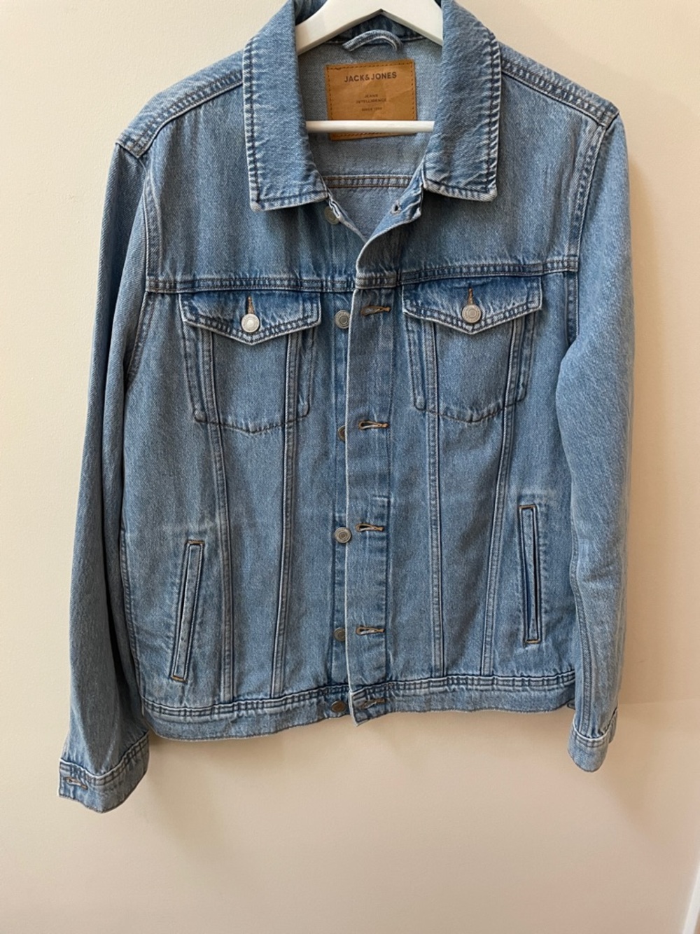 Nwot Jack & Jones Light Blue Denim Jacket